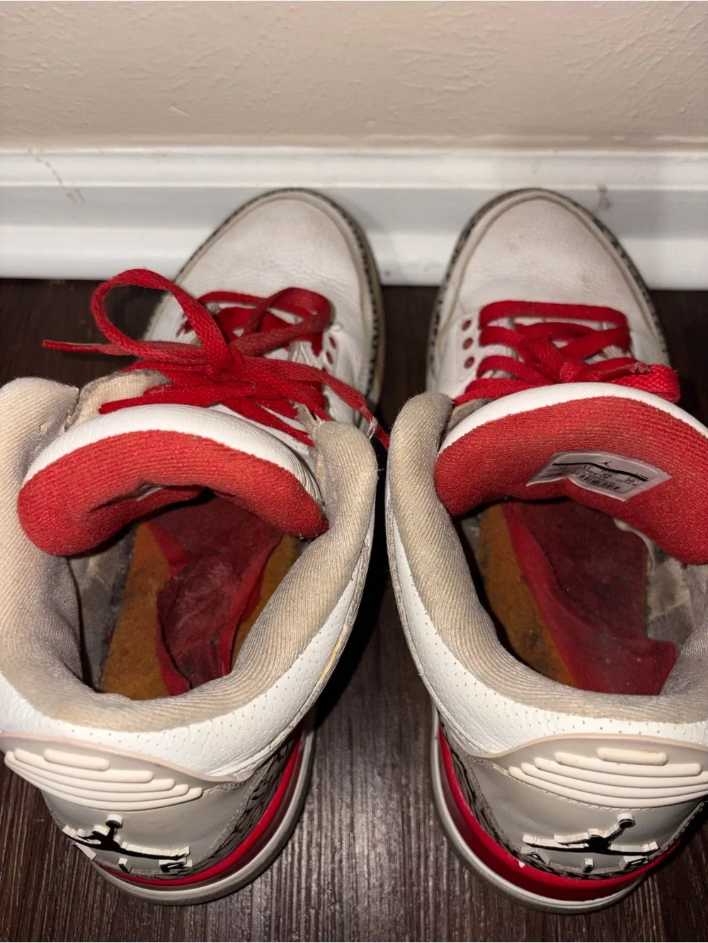 Men’s Jordan 3 Fire red Sz 12